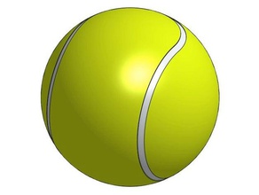 balle de tennis sport et loisirs 3d print model - Mito3D