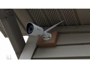 Oberfläche blockieren outdoor-Kameras Kamera-Halterung - Elektronik Kamera Gehäuse für die outdoor überwachung vinyl Abstellgleis 3d print model - Mito3D