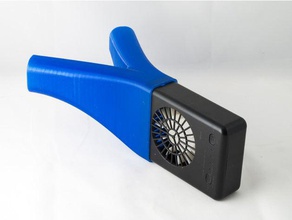 dual fan duct outdoor & garden bootie dryer shoe 3d print model - Mito3D