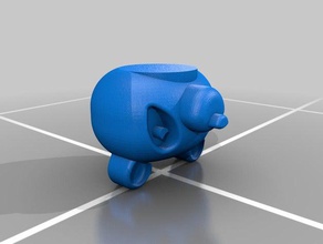 panda art head 3d print model - Mito3D