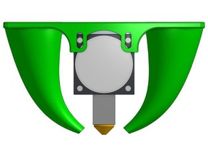 höhenverstellbar fang-layer-fan duct tevo tarantula 3d-Drucker 3d Drucker Zubehör Teile fan-duct Schicht-fan 3d print model - Mito3D