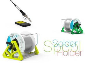 lot-spool-Halter hobby lot das Löten Lötzinn-Spule 3d print model - Mito3D