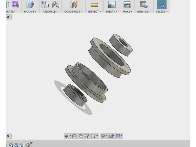 cintura distanziale puleggia tendicinghia Stampante 3d parti tronxy x1 3D print model - Mito3D