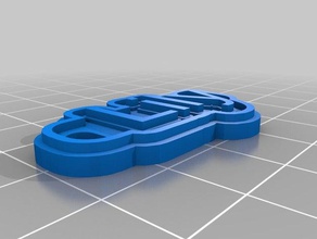 lily keychains customized 3d print model - Mito3D