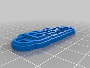 blake llaveros personalizado 3d print model - Mito3D