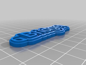 bridget llaveros personalizado 3d print model - Mito3D