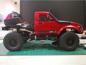 wpl c14 lato serbatoio carburante batteria li-ion 18650 r c i veicoli rc camion rock crawler 3d print model - Mito3D