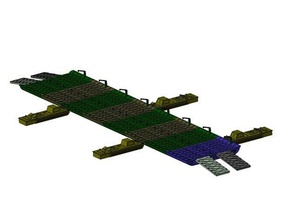 1 100 ölçekli 60 köprü seti sunar binalar ve yapılar 15 mm minyatür modeller Sovyet ffi wargaming 3d print model - Mito3D