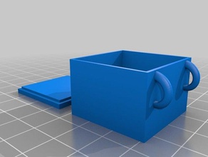 rubber band box containers 3d print model - Mito3D