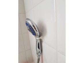 duschkopfhalter shower head holder bathroom hook 3d print model - Mito3D