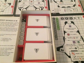 espaço profundo d6 inserir brinquedo & acessórios para jogos boardgame insere 3d print model - Mito3D