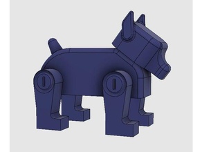 giant lego -like dog toys & games 3d print model - Mito3D