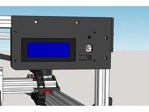 ft-5 superior de la pantalla lcd montaje Impresora 3d accesorios 3d print model - Mito3D