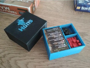 huns board game compact travel organizer games 3d print model - Mito3D