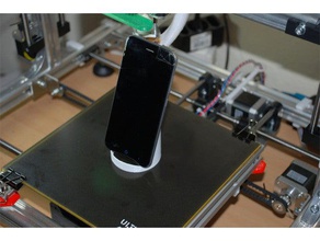 smartphone stand those like minimalist bathroom 3d print model - Mito3D