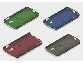 nexus 4 casos telefone celular pára-choques caso tampa e960 3d print model - Mito3D