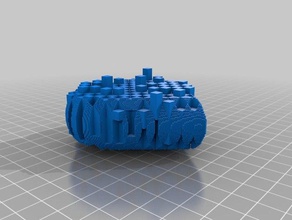 final wack heart 3d print model - Mito3D