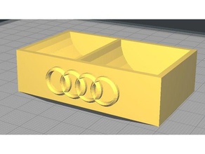 audi detentore di moneta automotive regno unito sterlina 3d print model - Mito3D