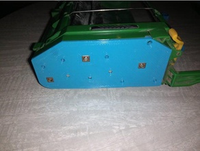 spazzola ponte lato coperchio della scatola roomba 5xx serie verde la robotica 500 box pennello il ingranaggio riduttore irobot robot 3d print model - Mito3D