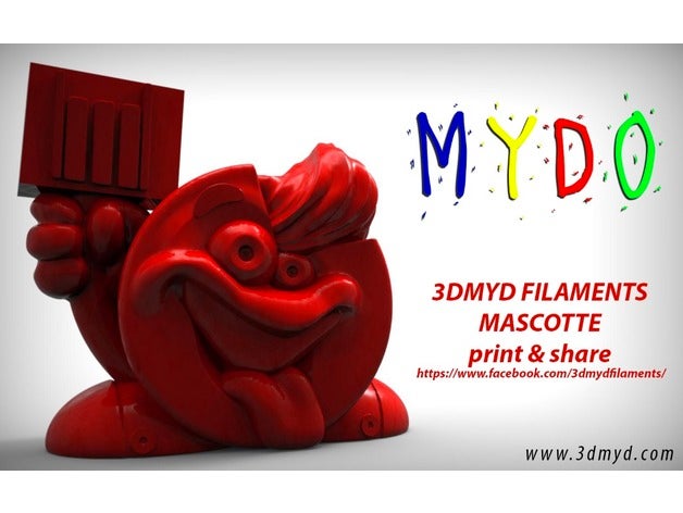 mydo le creature 3dmyd filamenti il busto cartone animato 3d umana stampante 3D print model - Mito3D