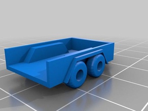 n escala de reboque veículos farm trailer 3d print model - Mito3D