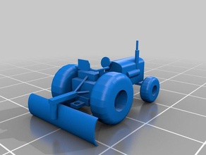 n scale tractor back blade vehicles 3d print model - Mito3D