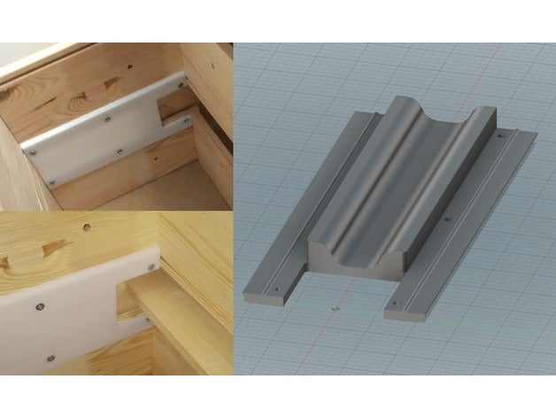 double drawer mod ikea rast household hack 3D print model - Mito3D