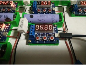 18650 battery capacity tester zb2l3 electronics box case 3d print model - Mito3D