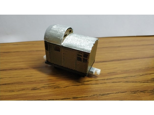 luggage wagon litle lok vehicles model trains 3D print model - Mito3D