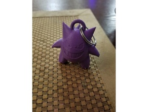 gengar keychain toys & games ghost pokemon 3d print model - Mito3D