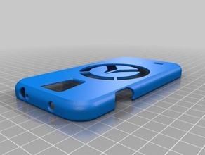galaxy s4 de supervisión el teléfono móvil caso samsung 3d print model - Mito3D