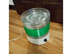 73mm dehydrator tray extension westinghouse wfd100w - two three parts filament dryer 3d printer accessories 3d print model - Mito3D