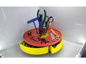 centrador agujeros para remix de spool armazenamento caixas carreteles 1 2 quilos porta-ferramentas & recicle titular 3d print model - Mito3D