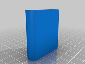 4x1 aaa magnético caso da bateria superior recipientes personalizado 3d print model - Mito3D
