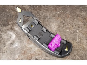 nike flex-run prosthetic sole cleat modification jig sport & outdoors 3d print model - Mito3D