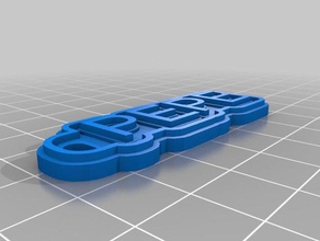 pepe signos y logotipos personalizado 3d print model - Mito3D