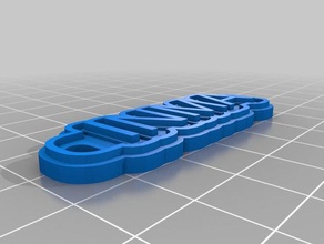 inma' Schilder & logos kundengebundene 3d print model - Mito3D