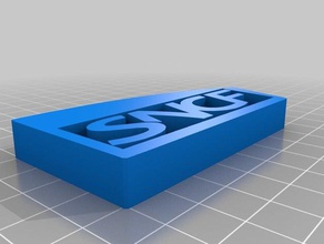 logotipo de la sncf el 3d print model - Mito3D