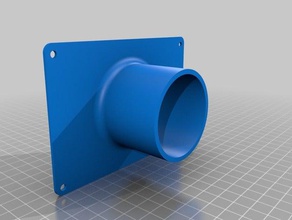 anycubic photon back fan vent mount 3d printer parts exhaust ventilation 3d print model - Mito3D