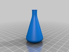erlenmeyer-ish flask solid tools 3d print model - Mito3D