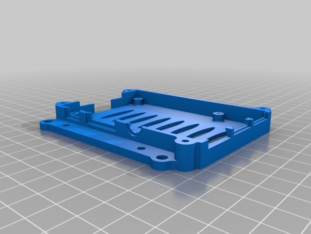 rpi prusa imprimé solide boîtier de cas l'électronique raspberry pi 3D print model - Mito3D