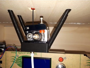 hanging extruder mount 3d printer parts anet a6 a8 bowden part 3d print model - Mito3D