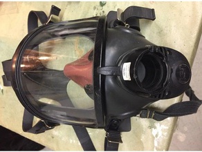 isi aparelhos de respiração autónomos máscara adaptador A impressão 3d 3d print model - Mito3D