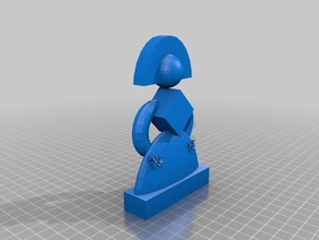 menina colores sculture escultura 3d print model - Mito3D