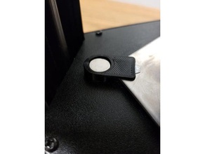 magnetic bed fastener - monoprice mini delta mpmd 3d printer parts 3d print model - Mito3D