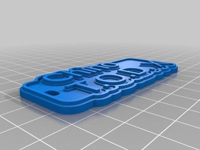 chino işaretler ve logolar özelleştirilmiş 3d print model - Mito3D