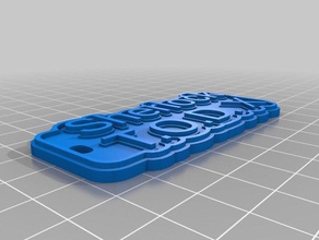 sherlock sinais e logotipos personalizado 3d print model - Mito3D