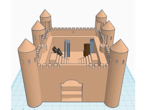 kale ve Orta Çağ silahları oyuncak & oyun aksesuarları okçuluk ok yay fort savaş silah 3d print model - Mito3D