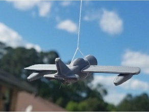einfache Spielzeug-Flugzeug Spielzeug & game Zubehör Flugzeug die Kalibrierung Modell nosupport kein support keine unterstützt überhang überhang-test Retraktion mit dem Wasserflugzeug - 3d print model - Mito3D
