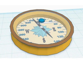 Kompass - Spaß Zubehör 3d print model - Mito3D